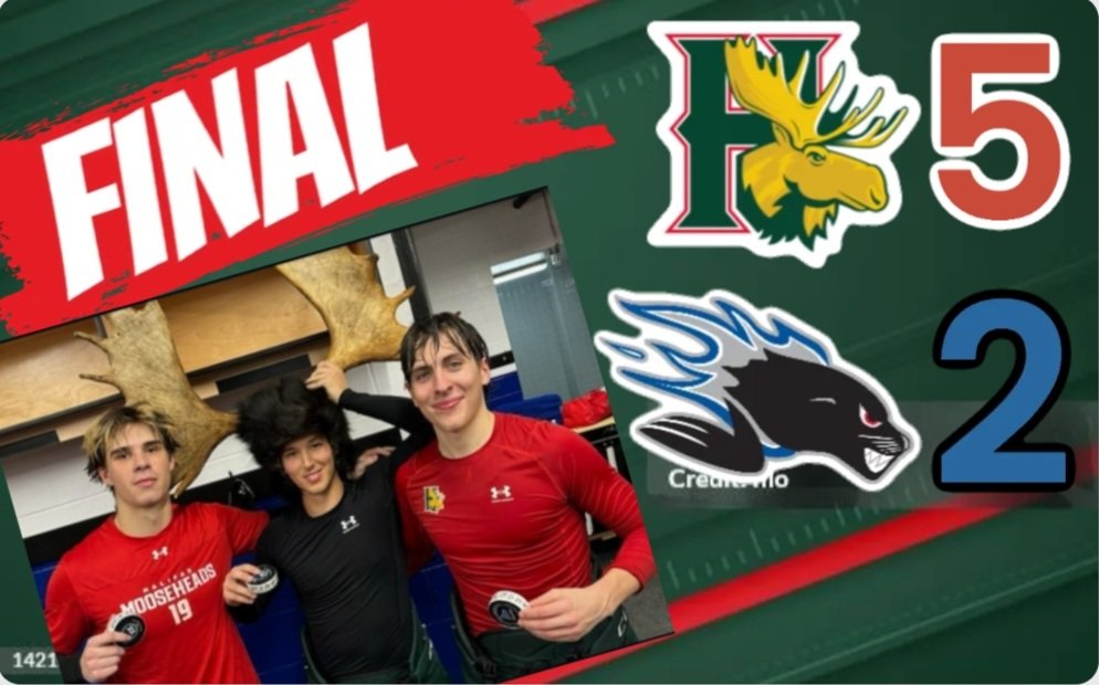 Moosecoverage's tweet image. A Night of First career QMJHL Goals from Antoine Fontaine Daniel Walters and Caylen Blake help your Moose to a 5-2 victory over the seadogs and start the season off 2-0 #GOMooseGO
