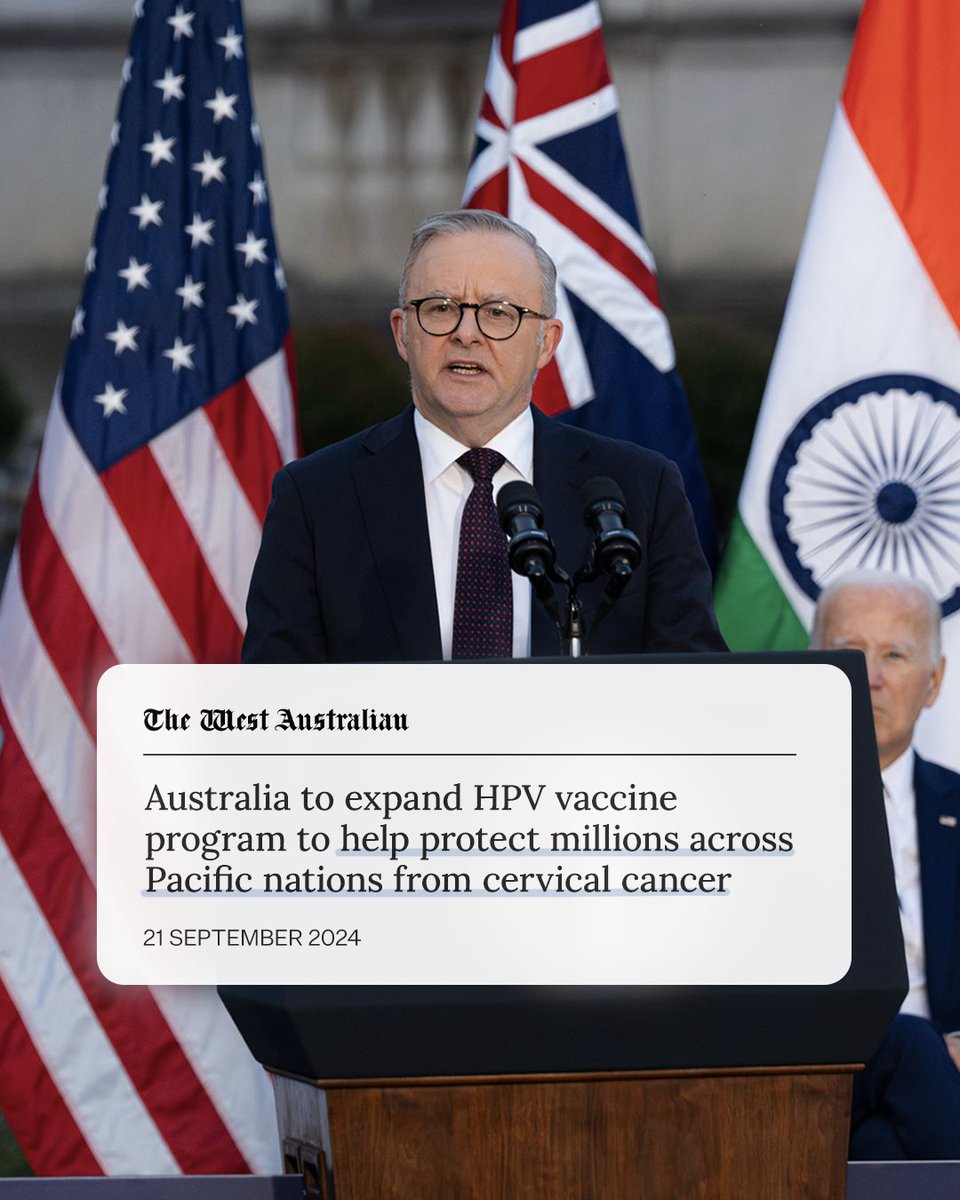 Anthony Albanese (@albomp) on Twitter photo Defeating cancer is something we all must work together to achieve.
So today we’re announcing a comprehensive plan to eliminate cervical cancer in the Indo-Pacific, the Cancer Moonshot initiative, with our partners in the Quad. 
Because in our nations, as in every part of the Defeating cancer is something we all must work together to achieve.
So today we’re announcing a comprehensive plan to eliminate cervical cancer in the Indo-Pacific, the Cancer Moonshot initiative, with our partners in the Quad. 
Because in our nations, as in every part of the