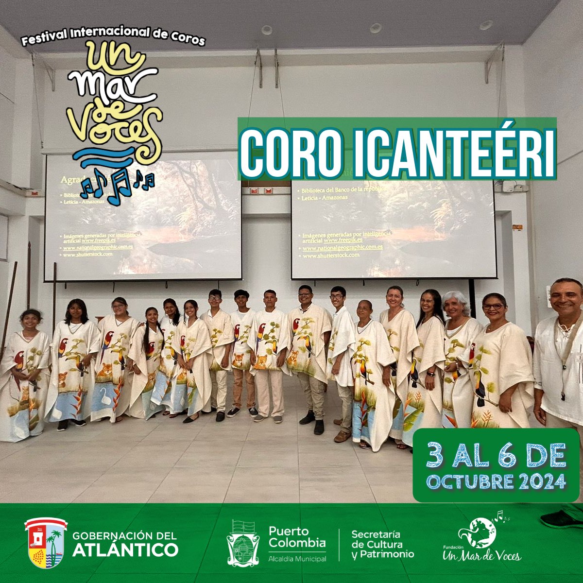 UnVoces's tweet photo. Nuestros coros invitados en Un Mar de Voces 2024 junto a lo Coros del Atlántico desde el 3 al 6 de Octubre una hermosa fiesta Coral #Sumergete @Gobatlantico @Culturatlantico @alcaldiaptocol @Pliniocg @veranodelarosa https://t.co/g9uatPn7r8
