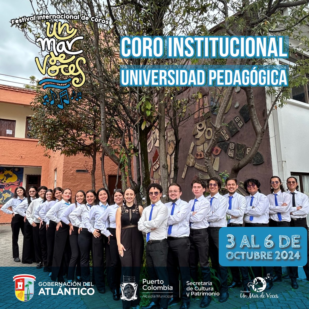 UnVoces's tweet photo. Nuestros coros invitados en Un Mar de Voces 2024 junto a lo Coros del Atlántico desde el 3 al 6 de Octubre una hermosa fiesta Coral #Sumergete @Gobatlantico @Culturatlantico @alcaldiaptocol @Pliniocg @veranodelarosa https://t.co/g9uatPn7r8