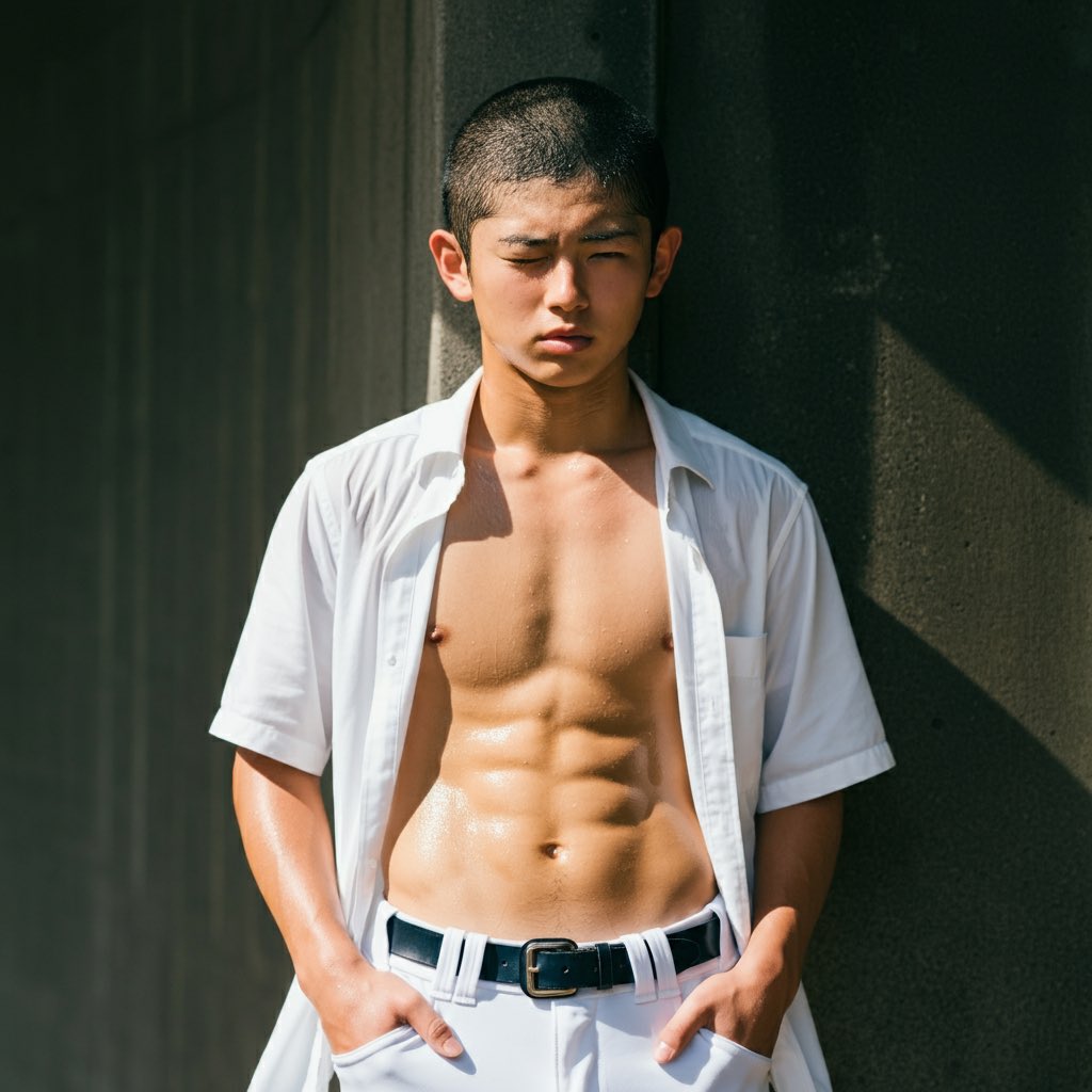 CollectionofMen's tweet photo. AI Japanese students https://t.co/mP1BHOn4ut