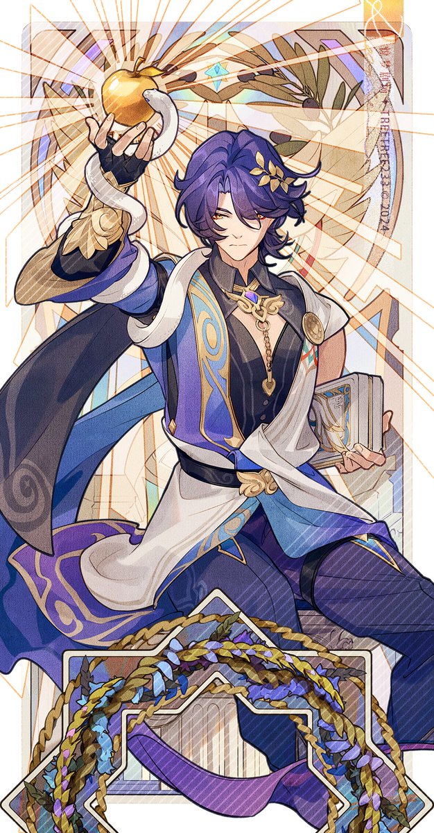 Inspired by Mucha &amp; Fauré's Requiem✨ My proudest work of this year hehe
#HonkaiStarRail #崩壊スターレイル