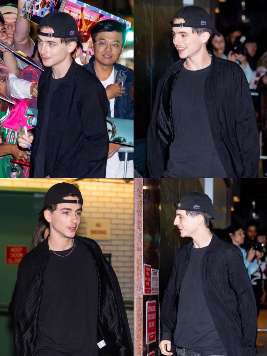 timothée chalamet in new york today <3