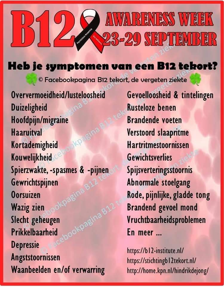 B12 tekort, de vergeten ziekte 🍀 tweet media