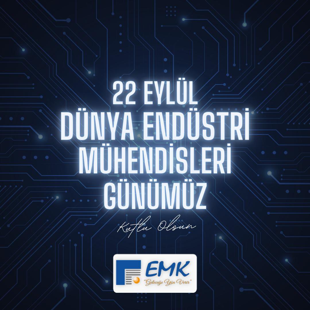sakaryaemk's tweet photo. Hayatın her alanında fark yaratan tüm endüstri mühendislerinin ve adaylarının 22 Eylül Dünya Endüstri Mühendisliği Günü kutlu olsun. 💫 https://t.co/YngHqNacLe