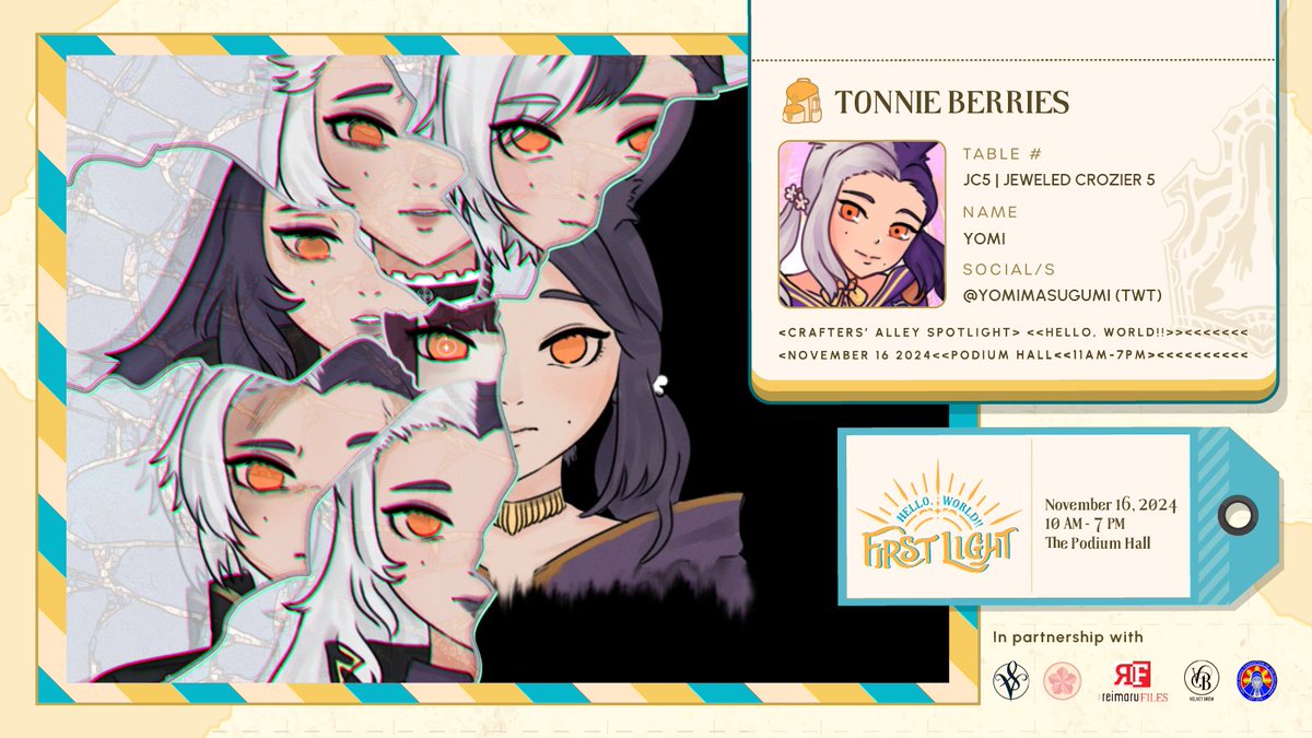 Maiden Lupercalia (@yomimasugumi) has been juggling her work as an Adventurer and her primal studies as an Archon. This time, she's taken up a new quest to peddle her wares to earn for her endeavors. Mind trading some gil for something unique? Check her out at #HeWo2FL!