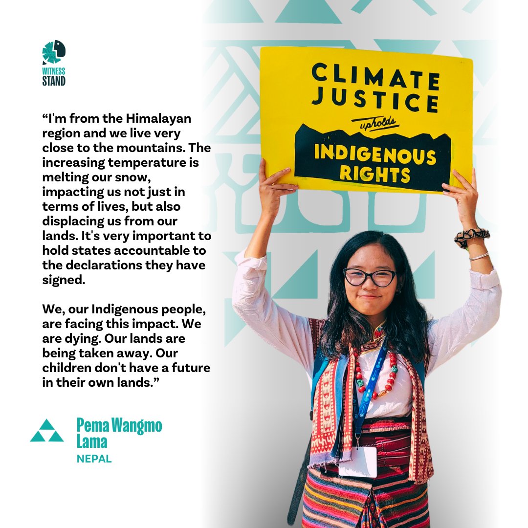 pisfcc's tweet photo. How can we accept children losing their ancestral lands due to greed? Displacement and human rights violations must not become the norm. We demand #ClimateJusticeAtTheICJ!
Judges of the #ICJ, will you hear Pema's message from Nepal?
#WitnessStand #ClimateWitness #ClimateICJAO https://t.co/z4tzu6ATBr