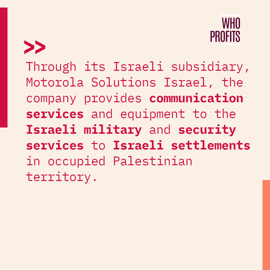 QUNproductions's tweet photo. #LatestNews: Motorola and Its Connection to the #Israeli Occupation
#Motorolas connection to Israel has been under scrutiny for several decades and their role in assisiting the illegal occupation of #Palestinian Lands.
Motorola Solutions has had close relationships with the Israeli government and its security agencies for decades.
Full Article 👇👇👇
https://t.co/wVUQZkBVzU
Uncensored News