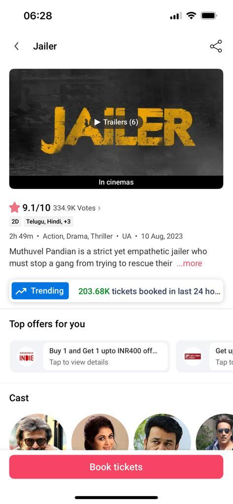 breakdmyth's tweet photo. #3rdSaturday BMS Tkt Sales:
#Jailer: 204K #Leo: 90K #TheGreatestOfAllTime:69K
#EOD17 #Jailer: 84.64L #Leo: 70.58L #TheGoat: 43.20L #17Days https://t.co/LHObeTrlPU