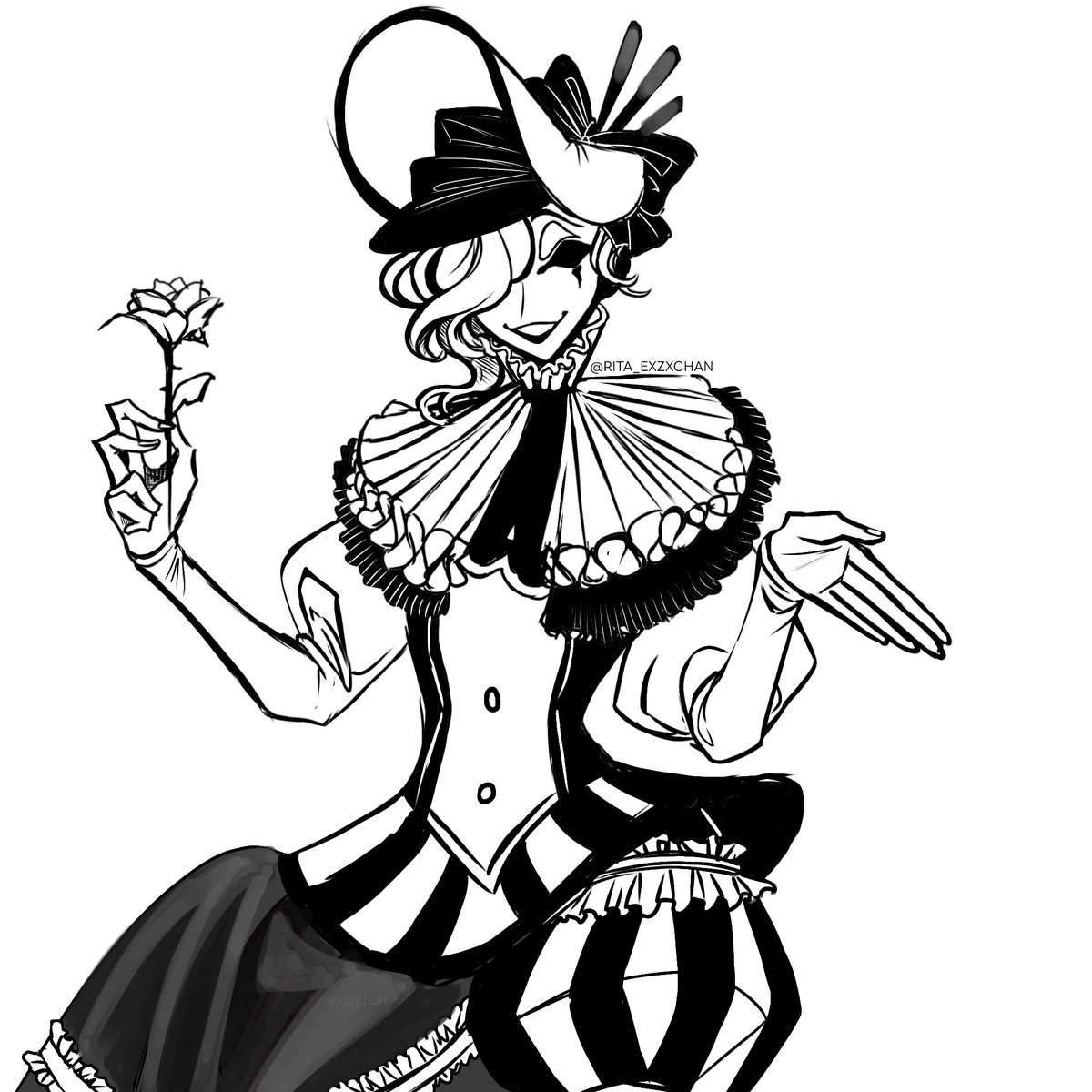 RITA_EXZXCHAN's tweet photo. #Reverse1999fanart 
#reverse1999 
One of my fav character in the game https://t.co/QcHv9Aq69A