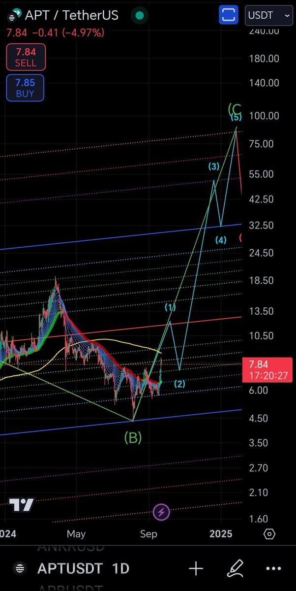 CaptToblerone's tweet image. $APT chart update.