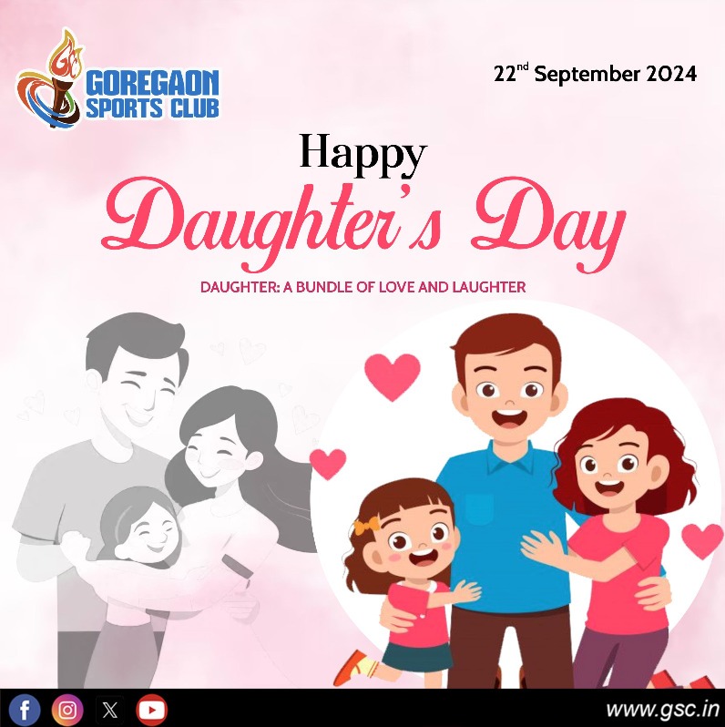 A daughter is a little girl who grows up to be your biggest pride. She’s the sparkle in our lives and the strength in our hearts. Happy Daughters' Day! 🌟💖 #DaughtersShineBright #HappyDaughtersDay #GSCWishes