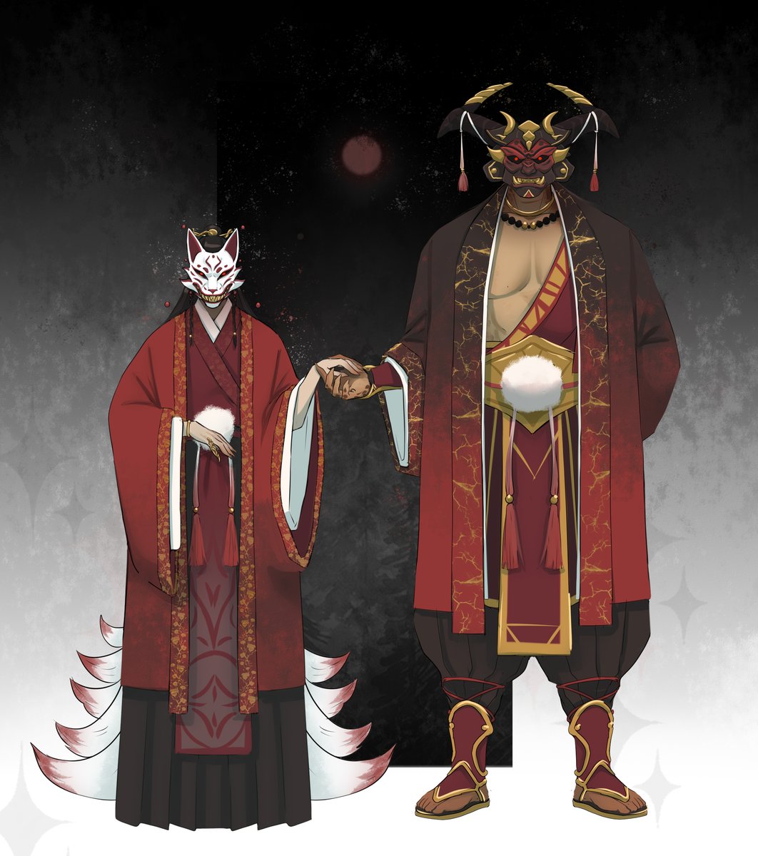 BlackRubus_'s tweet image. #mk #fujin #nightwolf #windwolf #ShangTsung #ShaoTsung