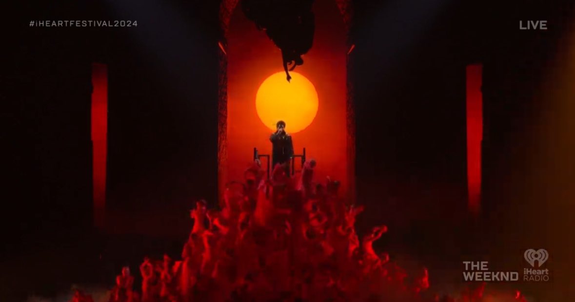 64_sel's tweet photo. The Weeknd ladies and gentlemen, they are no one like him 🌕❤️‍🔥 #iHeartFestival2024 @iHeartRadio @iHeartFestival https://t.co/tMffJNoEMp