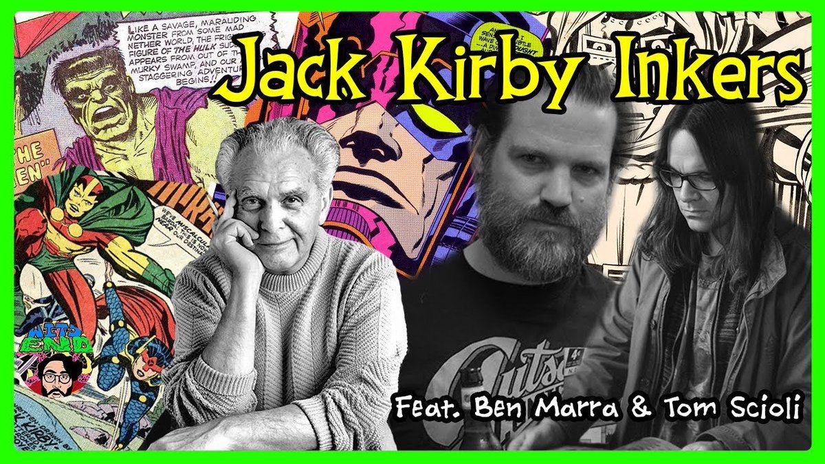 InkerJam's tweet image. And the highlight of the month is WITS' END Podcast. This love letter to comics site dedicated an ep on Jack Kirby's inkers. They share their ideas about the approaches of inking, how the craft changed and how they perceive those changes

Listen in youtube.com/watch?v=qqbQwn…