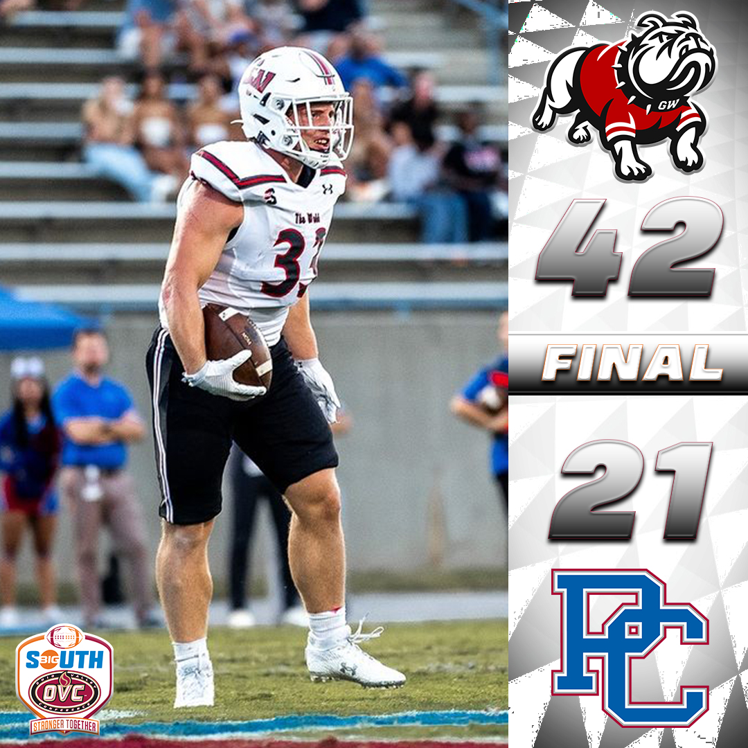 𝗪𝗶𝗻 𝗰𝗼𝗹𝘂𝗺𝗻. ✅

Carson Gresock (<a href="/carson_gresock1/">Carson Gresock</a>) rushes for 134 yards and 3⃣ TD as <a href="/GWUFootball/">Gardner-Webb Football</a> races past PC on the road!

#BigSouthOVCFB