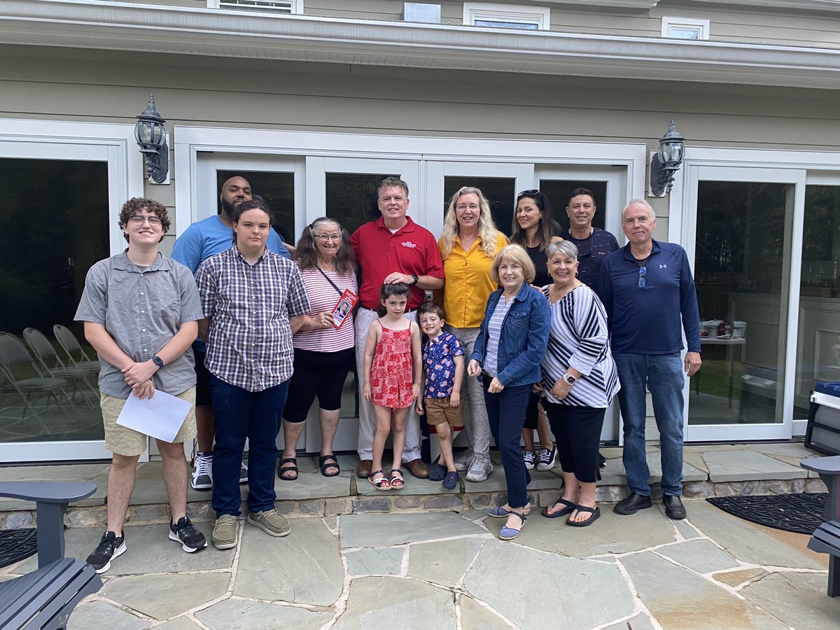 RJS4Congress's tweet photo. 3rd stop - the beautiful Rutherford home in SP for an ice cream social meet &amp; greet with new friends!  
Thank you very much for sponsoring this opportunity!

Please get in touch for me to meet members of your organization in District 3!  

https://t.co/kr5ozgrQub https://t.co/Pb1R1OHRpB