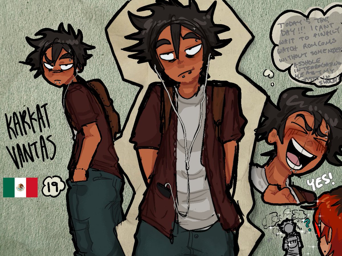 bonnybrainz's tweet photo. I CAN’T STOP, I CAN’T BREATHE, I CAN’T THINK
#karkatvantas #karkat #homestuckau #davestrider MENTION https://t.co/xLrjD6wajL
