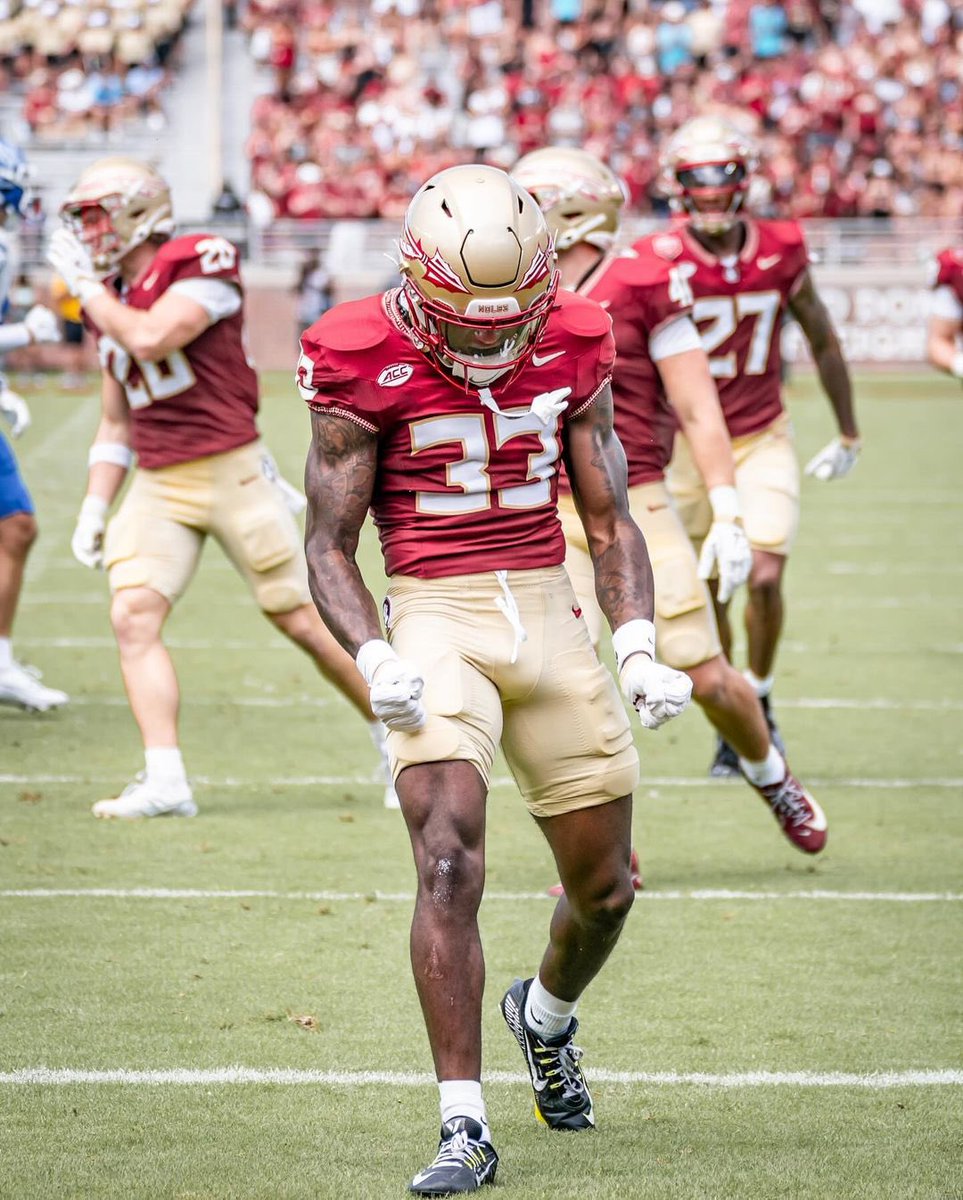 FSU RS Fr. CB Edwin Joseph vs. Cal
🍢 2 Total Tackles
🍢 1 Interception
🍢 0.5 (Game Winning) Sack