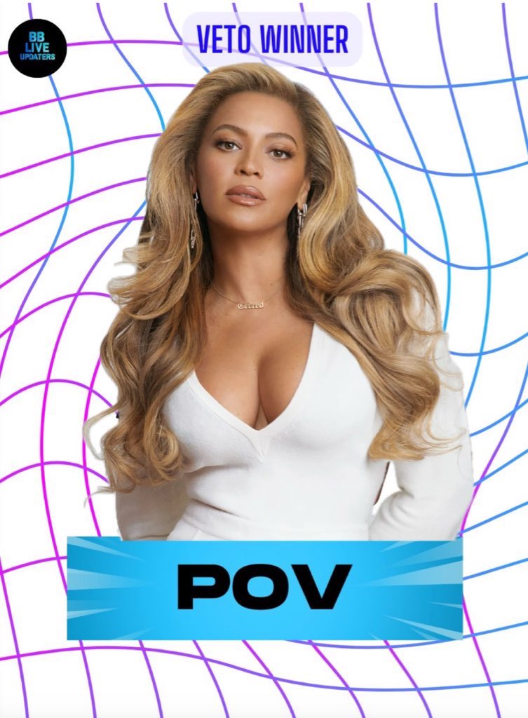Corner2016's tweet image. FEEDS BACK 7:47 PM BBT

BEYONCÉ HAS WON THE POWER OF VETO! #BB26