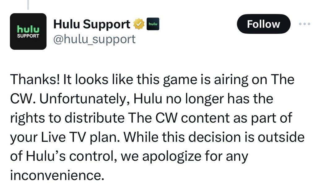 JohnnyG8123's tweet photo. @kraigbowers34 @paulcantrell @GameDayGabi @hulu https://t.co/0na0JNQXIn