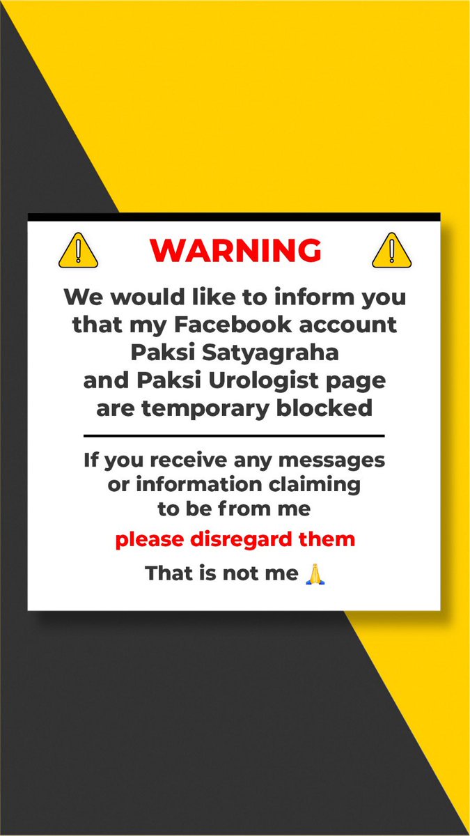 Paksi Satyagraha (@paksi_pas) on Twitter photo My Facebook Account disabled My Facebook Account disabled