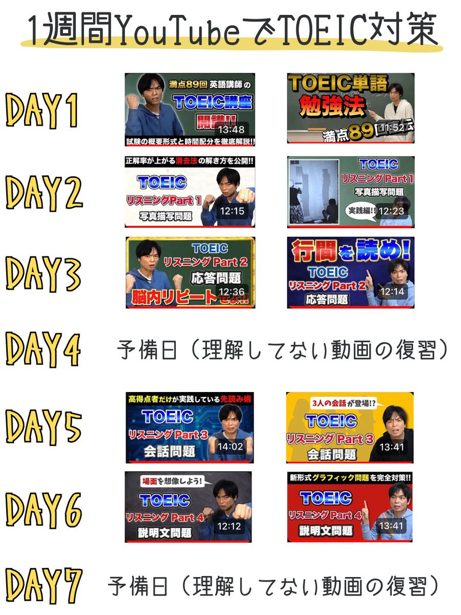 bokitoeic's tweet photo. ごめん、これもマジなやつ
とんでもない動画見つけてしまった
満点に講師のTOEIC対策無料なの熱盛 https://t.co/7HwlP4lvD0