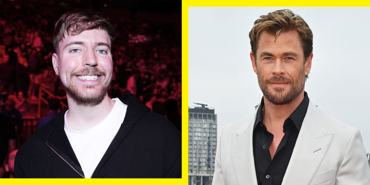 itrainelite's tweet photo. Watch Chris Hemsworth Put YouTube Star MrBeast Through a Vicious Circuit Workout https://t.co/D0pC4d26id https://t.co/ZOXQ8Pkk8R