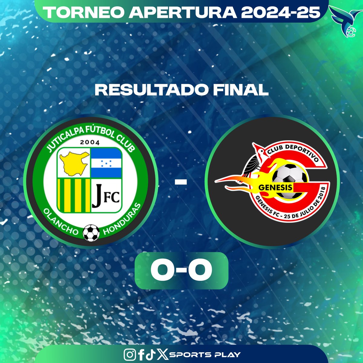 SP0RTSPLAY's tweet photo. ➖️Sin goles empató el partido en Olancho. https://t.co/ikBC28sQ12