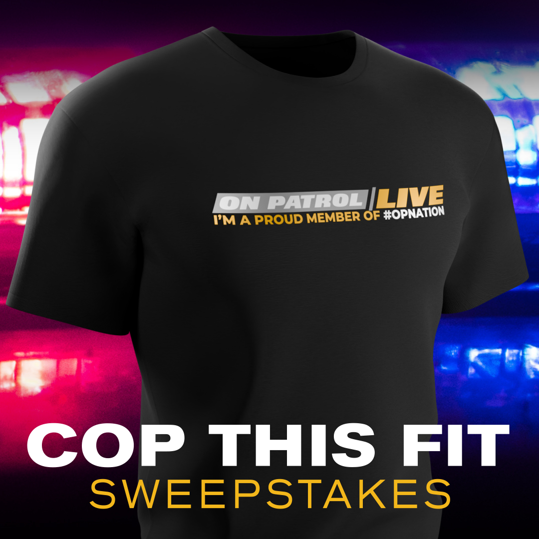 ReelzChannel's tweet photo. #OPNation, there is less than ONE HOUR LEFT to get in on the “Cop This Fit!” sweepstakes for your chance to win an On Patrol: Live T-shirt (Size XL).
To enter, respond to this message and include these must-use hashtags: #OPLive #CopThisFit #Giveaway then complete the entry form at https://t.co/qiKPnx4S79. Entries close TONIGHT at 11:59 PM ET. Complete rules at https://t.co/KckeHKj2kK
