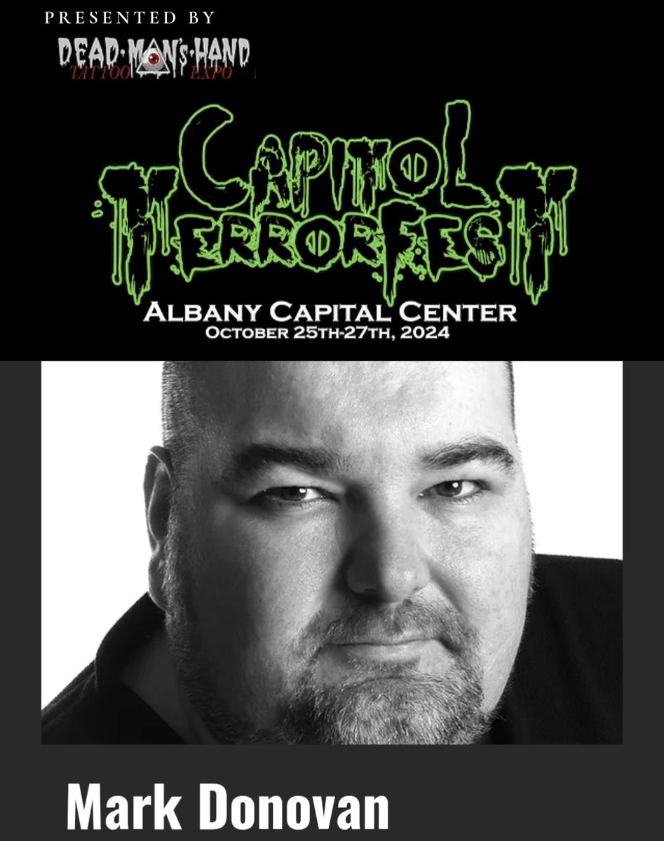 Mark Donovan (@markydonovan) on Twitter photo New York, we're coming to get you... 🧟♂️💿
capitolterrorfest.com New York, we're coming to get you... 🧟♂️💿
capitolterrorfest.com
