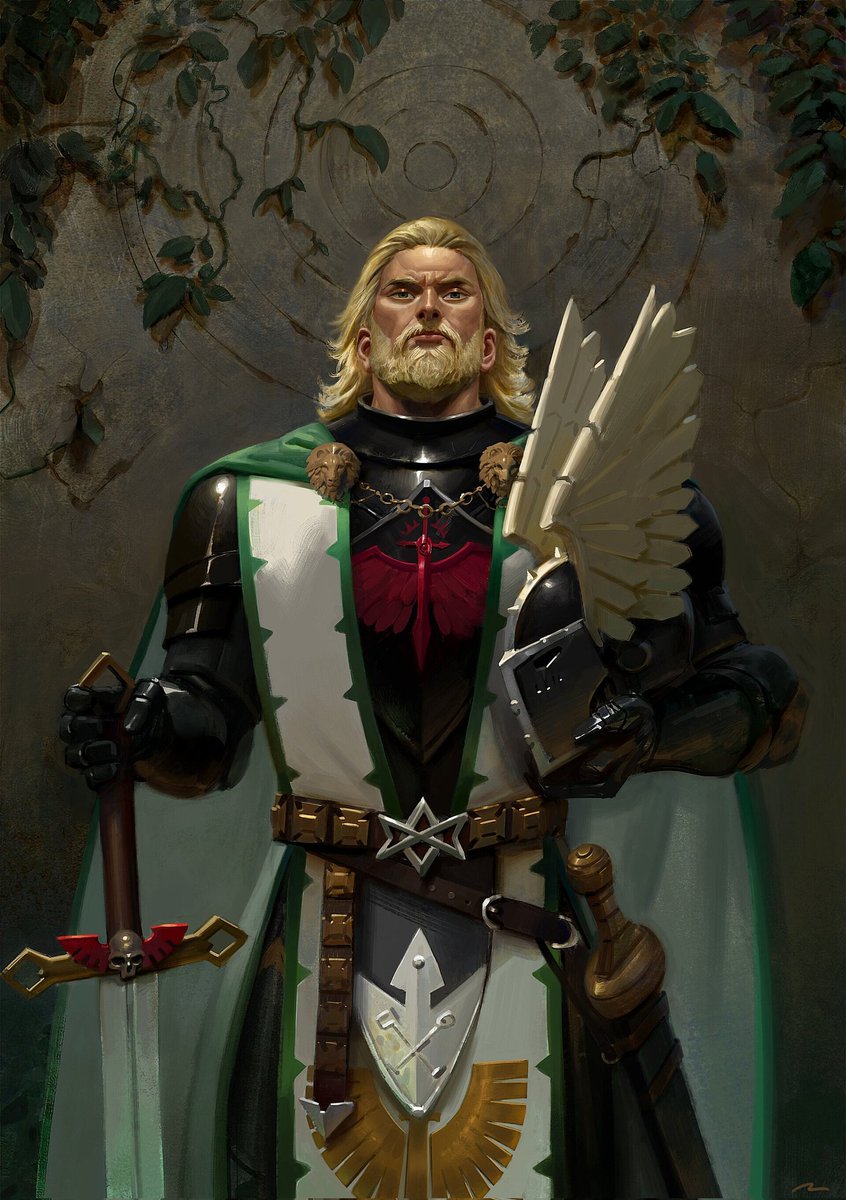 Lordpipoumantis's tweet photo. @Talvituhkat "The son of Forest" a été publié en août 2024, la figurine du primarch est disponible en boutique avec la même ilustration que la couverture. Games Workshop, c'est eux les monstres du marketing. https://t.co/E5i8dBhVpp