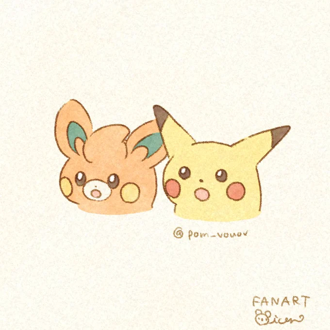 パモとおともだちPawmi and its cute friends :3#パモの日 #pokemon #ポケモン #pawmi 
