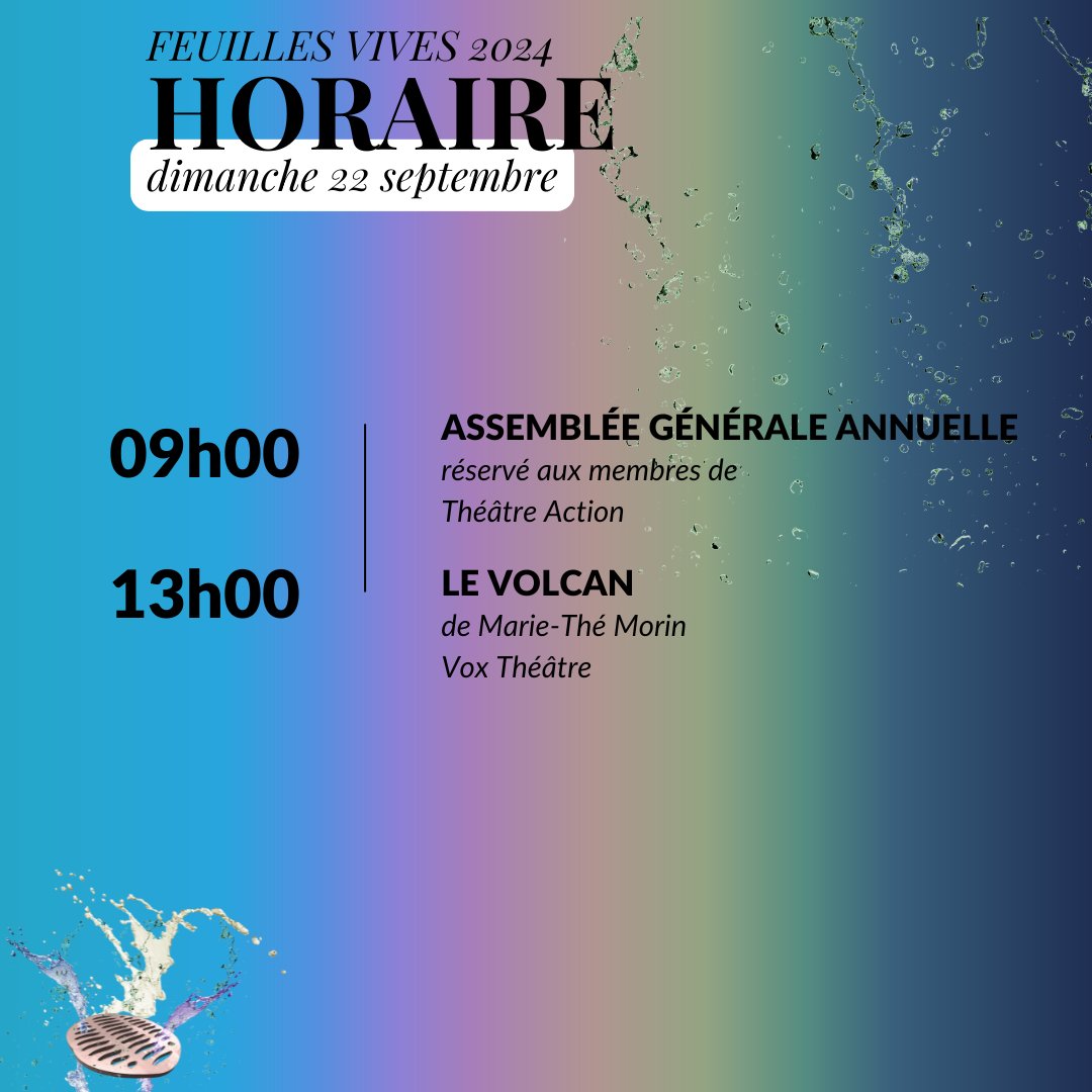 𝔽𝔼𝕌𝕀𝕃𝕃𝔼𝕊 𝕍𝕀𝕍𝔼𝕊 🌋 JOUR 3 DE 3
ℹ️🎟 : feuillesvives.ca
#feuillesvives #feuillesvives2024