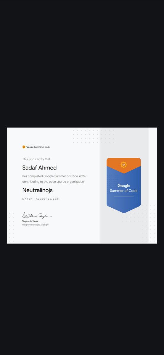 betype0's tweet photo. Better late than never! I'm hyped to share that I’ve successfully passed the final evaluation of Google Summer of Code 2024.

Big ups to my awesome mentors, @ShalithaSuranga @athif_shaffy @Sainatharaop and Big love to the whole @NeutralinoJs squad! https://t.co/TT3t4QRSxk