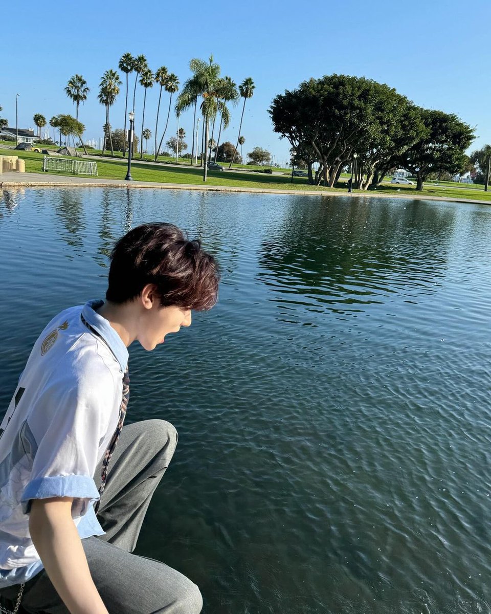 ZB1 LA Photo ① 🐼🐹 ハオビン Instagram 📍Rainbow Lagoon Park