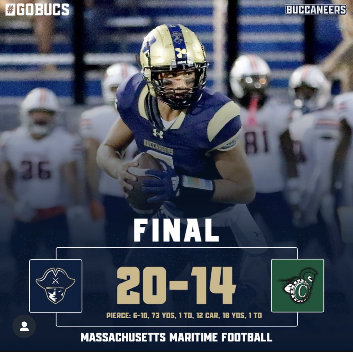 Bucs come home with a W this week vs Castleton in their first ever meeting! #AnchorDown #DefendTheBay