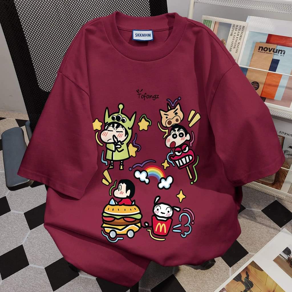 Tapheem1's tweet photo. 🥰ป้ายยาเสื้อยืดลายการ์ตูนชินจัง สไตล์​เกาหลี น่ารักมาก ต้องรีบไปจัดแล้ว กำลังลดราคาอยู่😘
     🛒 พิกัดสังซื้อ👇
https://t.co/F0hkFDNYy6 🧡
https://t.co/2nKCE5TWU7  🩵
     #ตะภีมแวะมาป้ายยา https://t.co/OARlh04Ms5