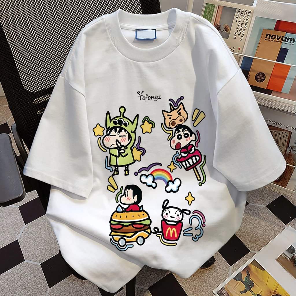 Tapheem1's tweet photo. 🥰ป้ายยาเสื้อยืดลายการ์ตูนชินจัง สไตล์​เกาหลี น่ารักมาก ต้องรีบไปจัดแล้ว กำลังลดราคาอยู่😘
     🛒 พิกัดสังซื้อ👇
https://t.co/F0hkFDNYy6 🧡
https://t.co/2nKCE5TWU7  🩵
     #ตะภีมแวะมาป้ายยา https://t.co/OARlh04Ms5