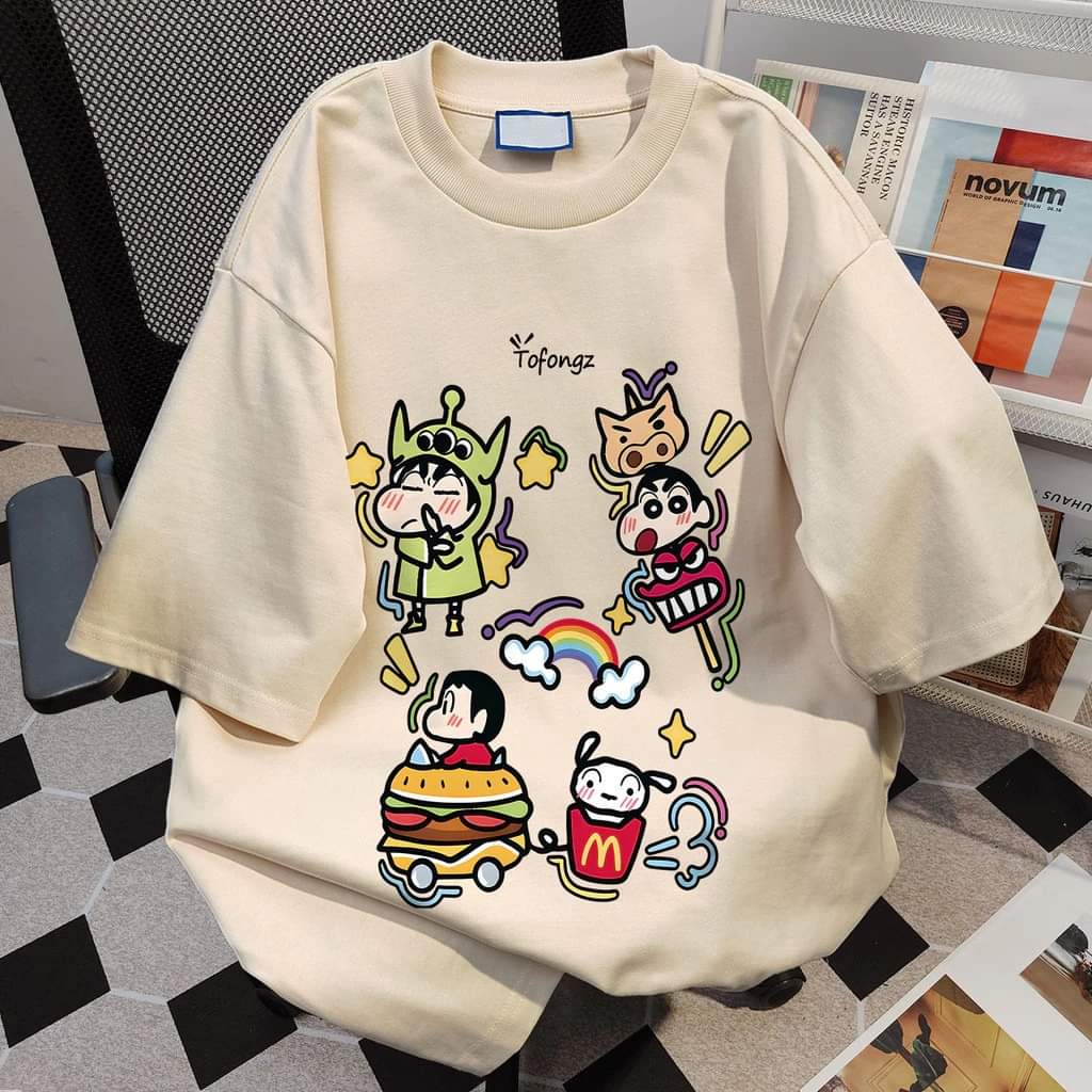 Tapheem1's tweet photo. 🥰ป้ายยาเสื้อยืดลายการ์ตูนชินจัง สไตล์​เกาหลี น่ารักมาก ต้องรีบไปจัดแล้ว กำลังลดราคาอยู่😘
     🛒 พิกัดสังซื้อ👇
https://t.co/F0hkFDNYy6 🧡
https://t.co/2nKCE5TWU7  🩵
     #ตะภีมแวะมาป้ายยา https://t.co/OARlh04Ms5