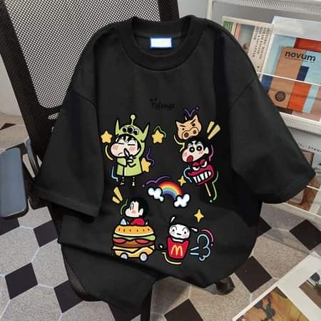 Tapheem1's tweet photo. 🥰ป้ายยาเสื้อยืดลายการ์ตูนชินจัง สไตล์​เกาหลี น่ารักมาก ต้องรีบไปจัดแล้ว กำลังลดราคาอยู่😘
     🛒 พิกัดสังซื้อ👇
https://t.co/F0hkFDNYy6 🧡
https://t.co/2nKCE5TWU7  🩵
     #ตะภีมแวะมาป้ายยา https://t.co/OARlh04Ms5