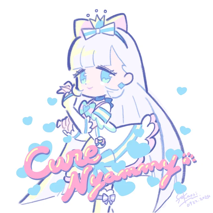 いつかのらくがき色つけた!キュアニャミー#fanart 