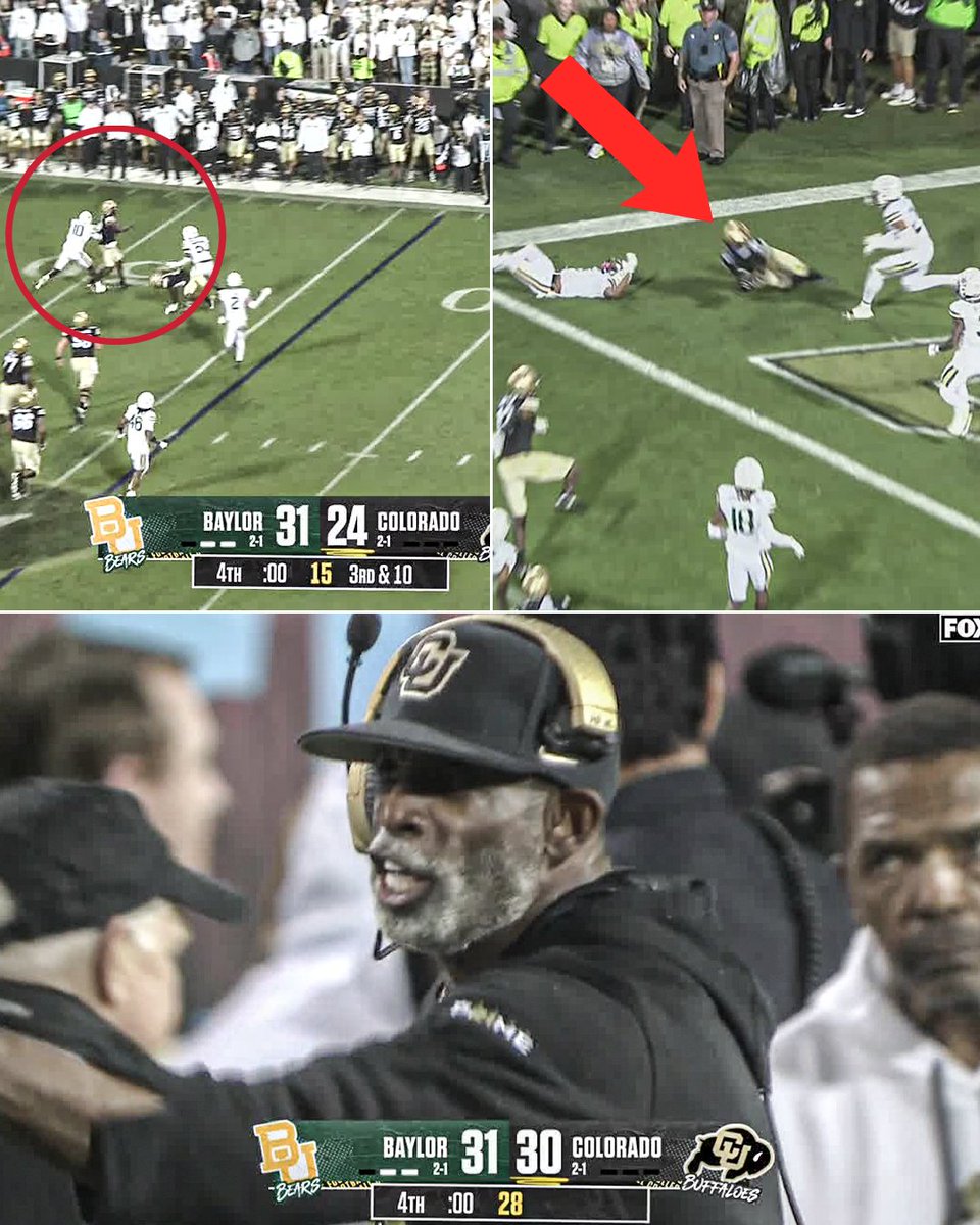 SportsCenter's tweet image. SHEDEUR SANDERS HAIL MARY TO LAJOHNTAY WESTER TO TIE IT UP 😱 

ABSOLUTE SCENES IN BOULDER 🔥