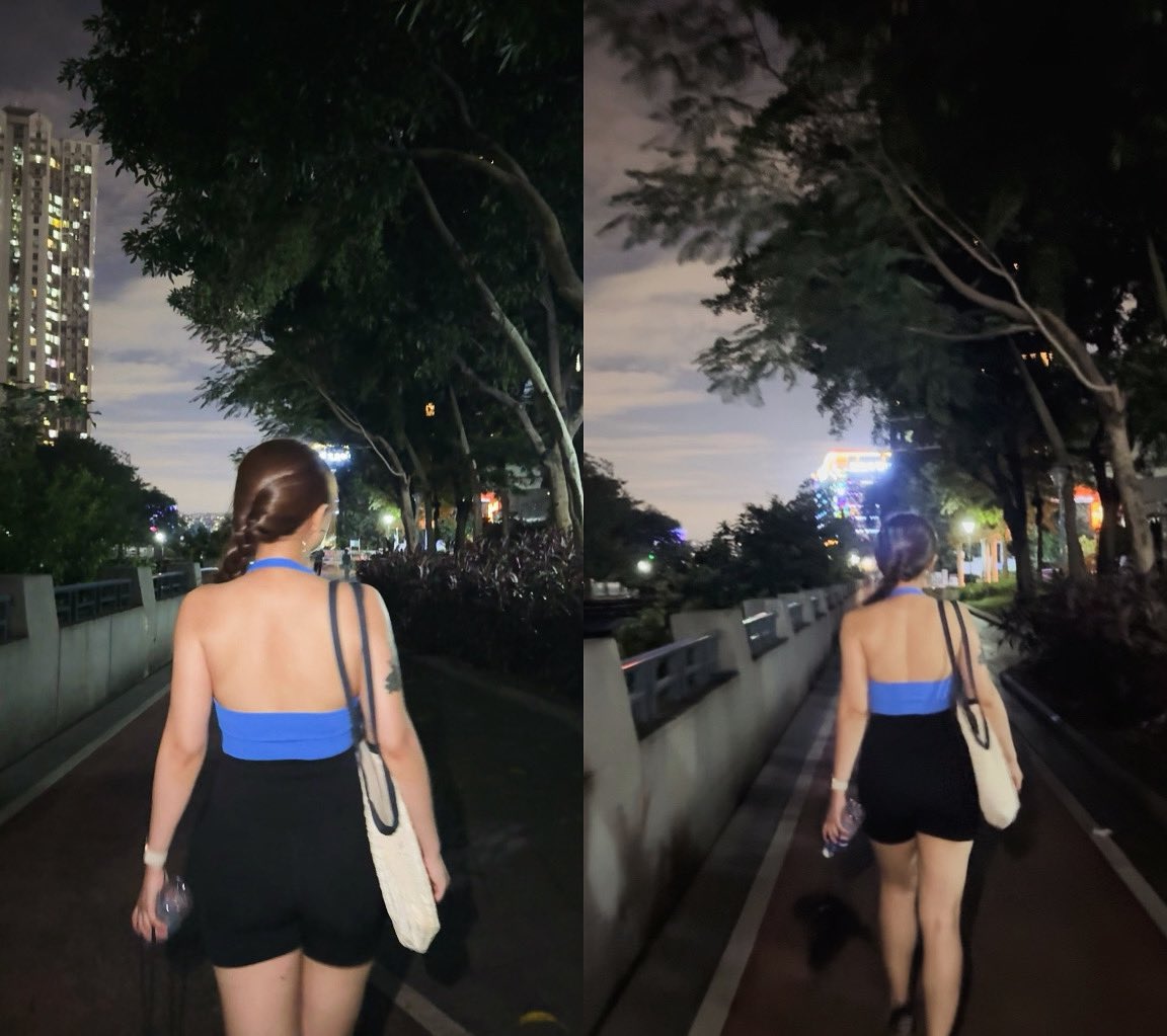 wenrouo's tweet photo. 月色美，人也有点美 https://t.co/ancDf1ydvO