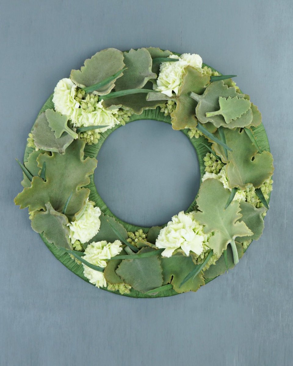MarkPampling's tweet image. Another wreath design of Dianthus and Kalanchoe beharensis. Created for Design Solutions with Flower Thinking.

#wreath #wreathdesign #sympathywreath #kalanchoewreath #funeralwreath #botanicalart #floralinspiration #handmadewreath #floraldesigner #masterflorist