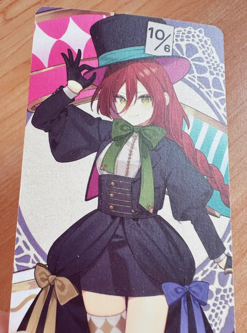 名刺届いた- ̗̀ ̖́-折角なので好きな紙使った〜ペルーラスキ 
