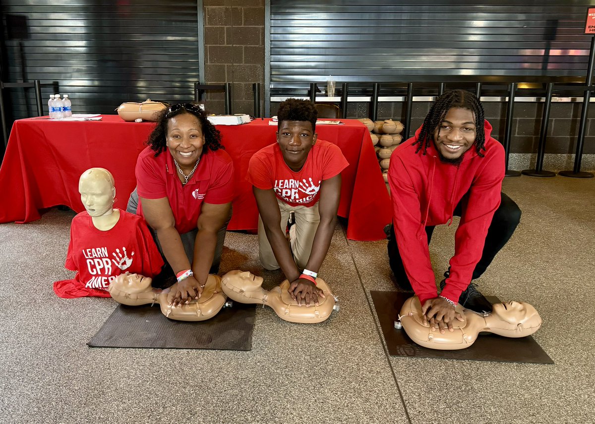 KatherineYBrown's tweet photo. Heart Walk 2024. Spending time with AHA family, my family, & community doing what I love. My children taught CPR with me today. @AHATennessee @American_Heart
#GeodisPark #HeartWalkNash #drkatherineybrown #LearnCPRAmerica #heartwalk #americanheartassociation #nashvilleheartwalk https://t.co/3RSxFkTGVN