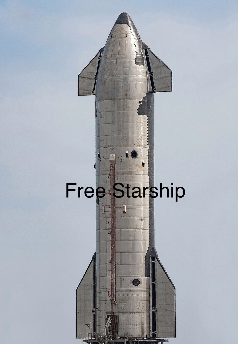 VincentHQ's tweet photo. @elonmusk #FreeStarship https://t.co/eD6cdVuJC9