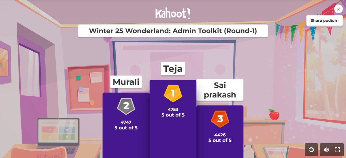 Salesforce User Group, Surat, India (@suratsfdc) on Twitter photo Congratulations to all the winners of the Kahoot quiz! ๐ You all crushed it and earned those awesome #salesforce goodies!๐ Keep up the great work and stay tuned for more fun and learning ahead! ๐
#trailblazercommunity #winter25 #Surat #congrats #keeplearning #success #admin Congratulations to all the winners of the Kahoot quiz! ๐ You all crushed it and earned those awesome #salesforce goodies!๐ Keep up the great work and stay tuned for more fun and learning ahead! ๐
#trailblazercommunity #winter25 #Surat #congrats #keeplearning #success #admin