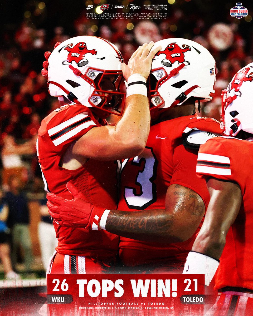 LET'S GOOOO!!! #HilltopperNation I hope you realize how big this win was!  I just wish the weather would have cooperated so the great crowd could have seen it.

Let's keep this momentum going,  we need 14 more members to reach 200.  Our boys and coaches took care of business on